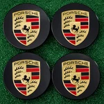 4 Porsche Oem Center Hub Caps Concave 76MM Gloss Black 911 Macan Cayenne" New. Price: $31.00.