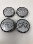 1997-2004 Infiniti G35 Q45 Silver Chrome Button Center Caps (4) 40342-6P010 Oem Used. Price: $39.70.