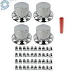 Abs Plastic Hub Cap Rear Wheel Axle Chrome 33MM Lug Front Center New. Price: $82.21.