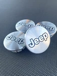 Jeep Set Of 4 Brushed Silver 55MM/2.16IN Wheel Center Caps Liberty Grand Cheroke Remanufactured. Price: $25.89.