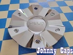 Helo Wheels # 982C01 Custom Chrome Center Cap 38 (qty. 1) Used. Price: $22.25.